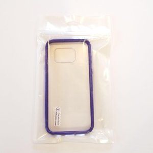 Samsung Galaxy S7 Edge Case slim purple clear